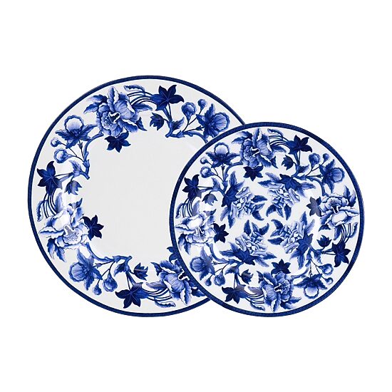 Elama Cattleya 16-pc. Porcelain Dinnerware Set