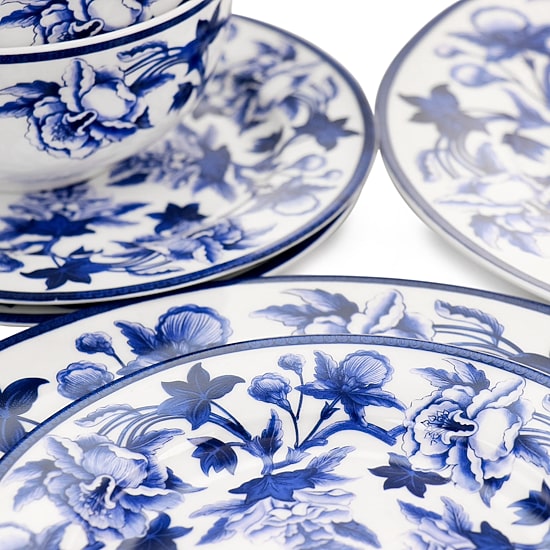 Elama Cattleya 16-pc. Porcelain Dinnerware Set