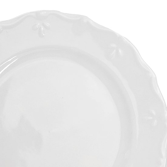 Elama Henryi 8.75 Inch 6-pc. Porcelain Salad Plate