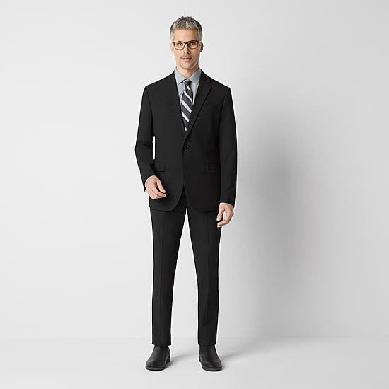 J.Ferrar Ultra Comfort Mens Stretch Fabric Slim Fit Suit Separates