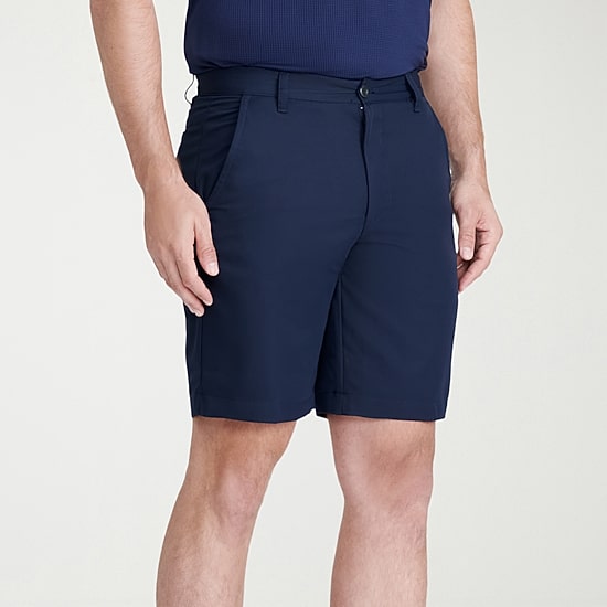 IZOD Performance Micro Poly Mens Moisture Wicking Golf Short