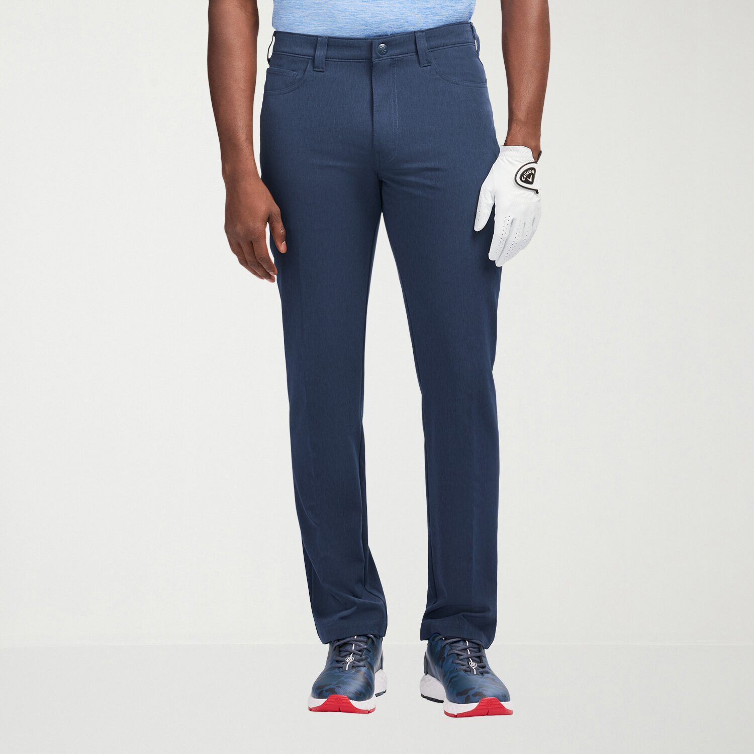 IZOD Swingflex 5 Pocket Dobby Mens Classic Fit Flat Front Pant