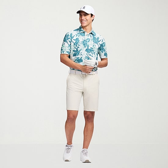 IZOD Mens Classic Fit Short Sleeve Polo Shirt