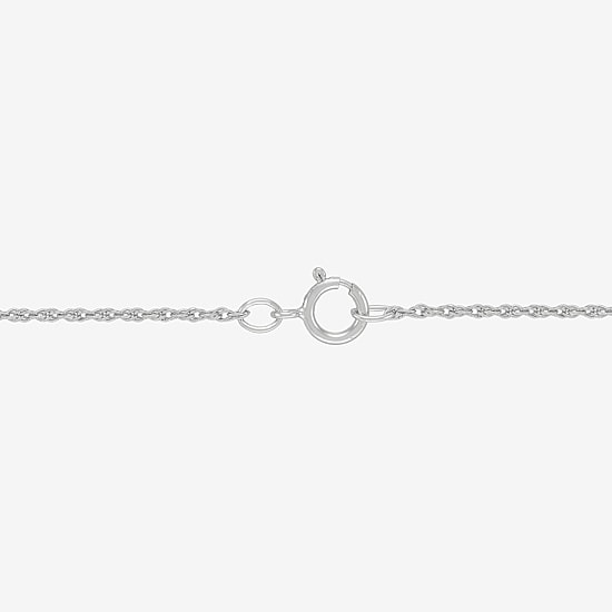 Womens White Cultured Freshwater Pearl Sterling Silver 18 Inch Pendant Necklace