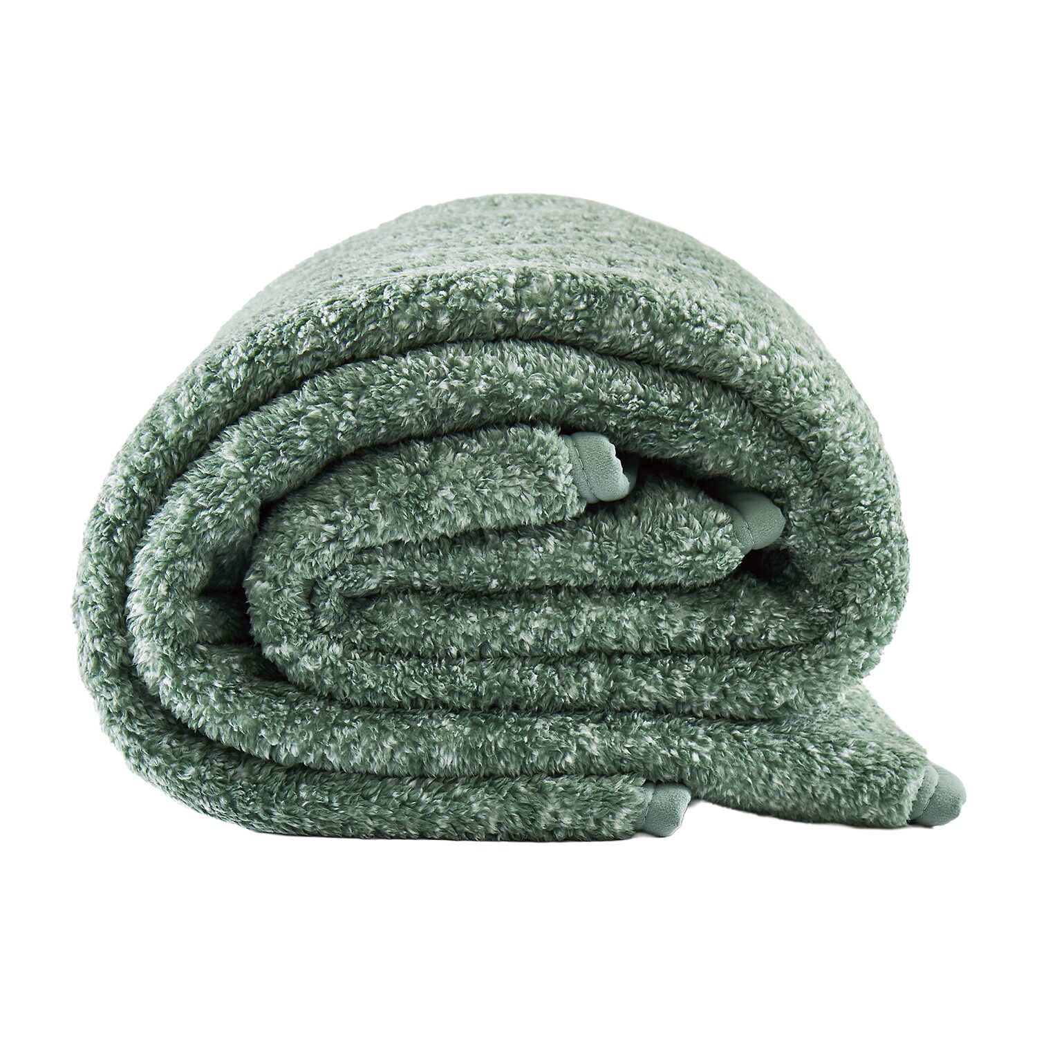 Brooklyn Loom Heathered Sherpa Blanket