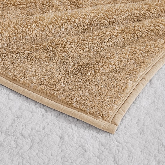 Brooklyn Loom Heathered Sherpa Blanket