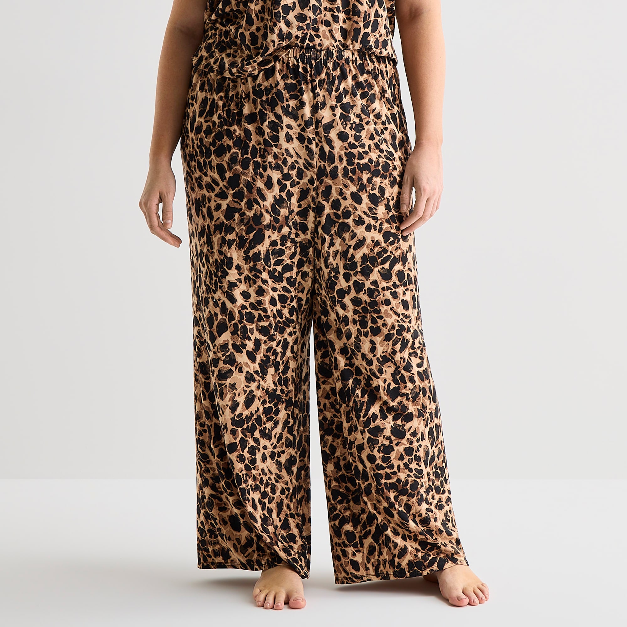 Ambrielle Womens Plus Pajama Pants