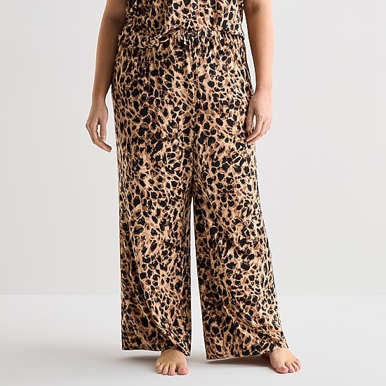 Ambrielle Womens Plus Pajama Pants