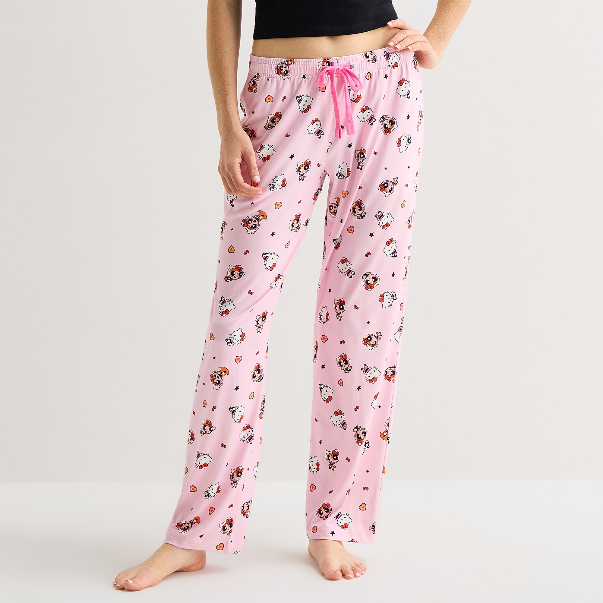 Womens Hello Kitty Powerpuff Girls Pajama Pants