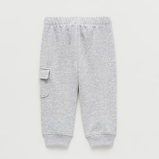 Okie Dokie Baby Boys Cinched Regular Fit French Terry Pull-On Pant