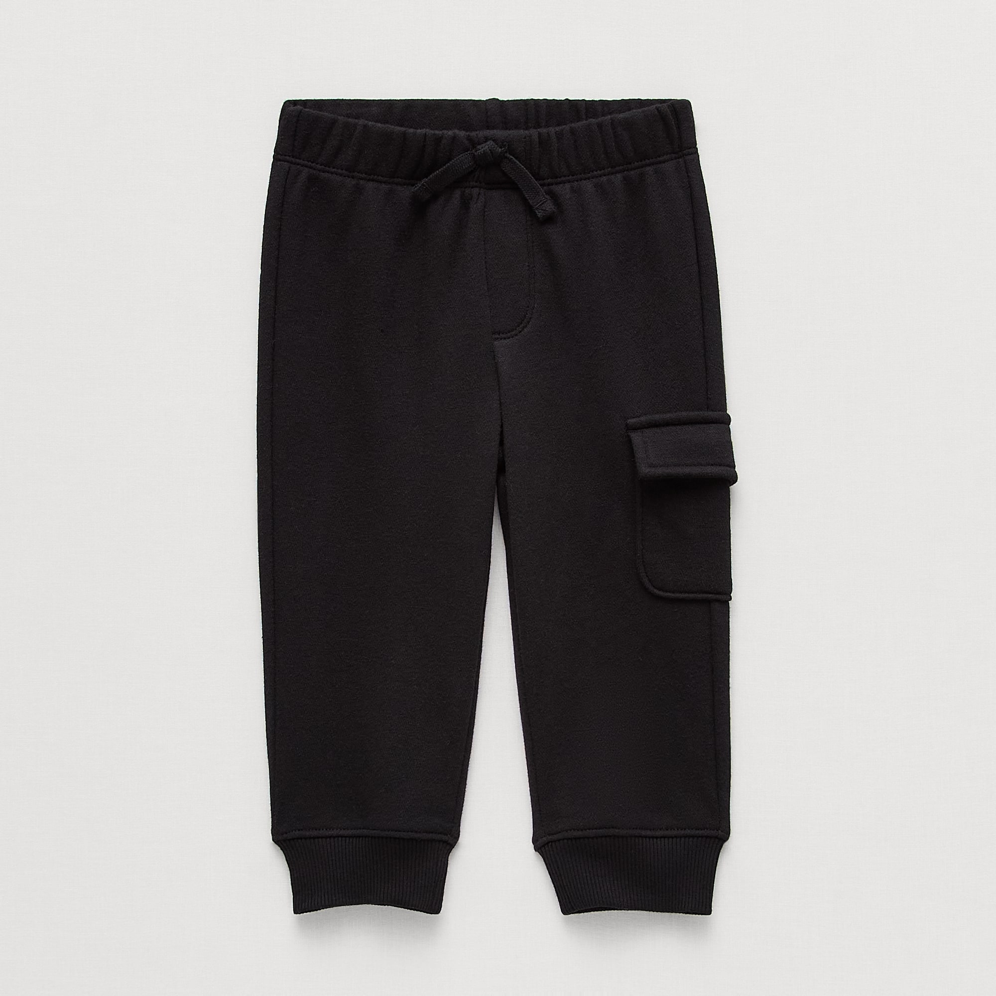 Okie Dokie Baby Boys Cinched Regular Fit French Terry Pull-On Pant