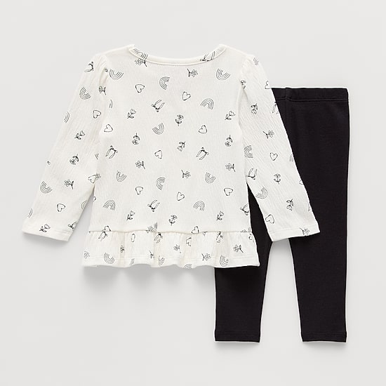 Okie Dokie Baby Girls 2-pc. Legging Set