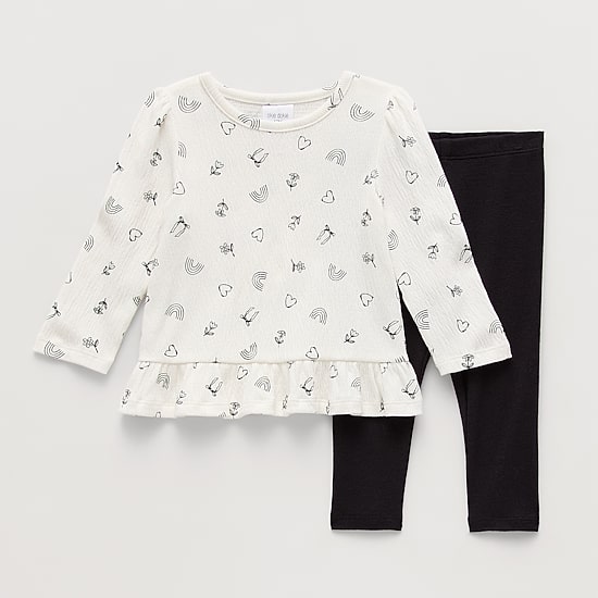 Okie Dokie Baby Girls 2-pc. Legging Set