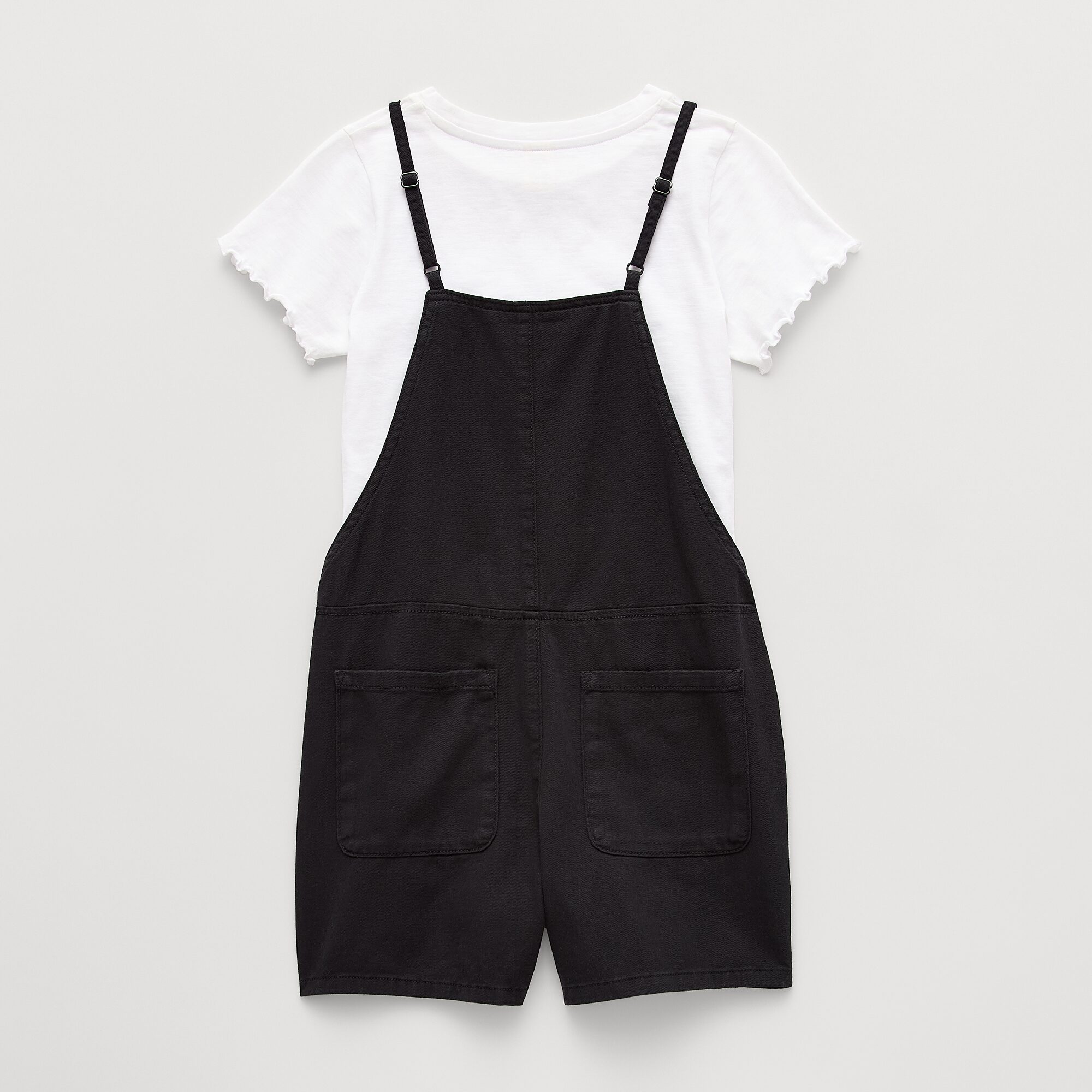Thereabouts Little & Big Kid Girls Square Neck Sleeveless Romper Set