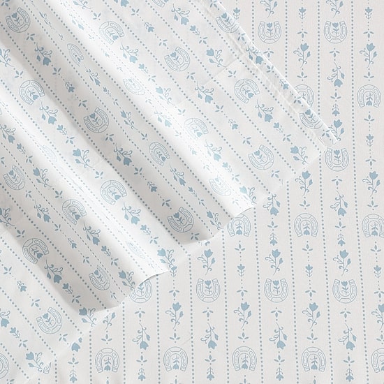 Wrangler Pretty Shoe Stripe Sheet Set
