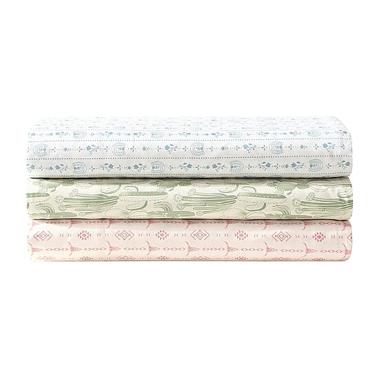 Wrangler Watercolor Cactus Sheet Set