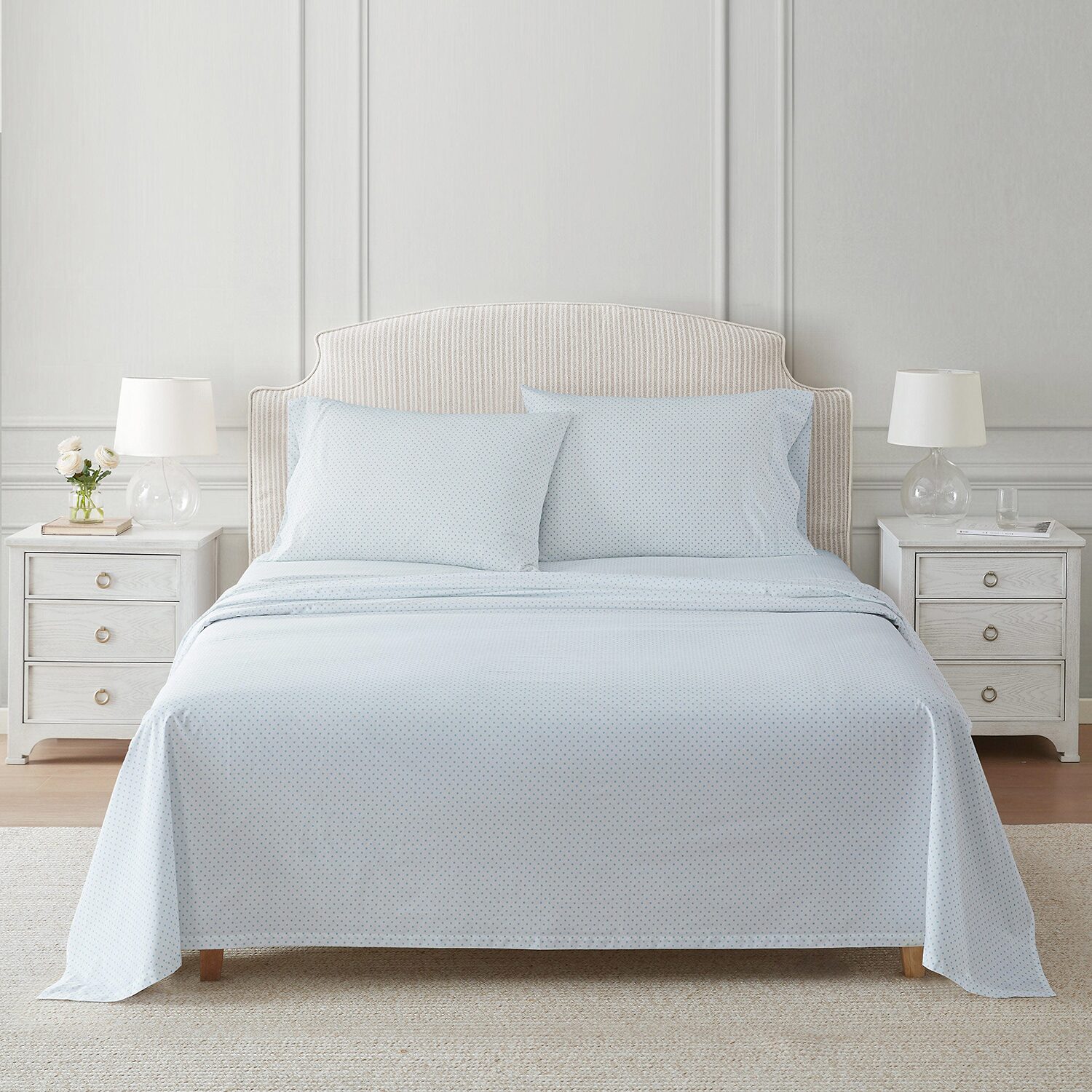 Martha Stewart Core Polka Dot Sheet Set