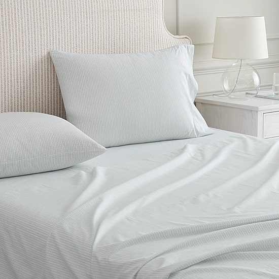 Martha Stewart Dottie Stripe Sheet Set