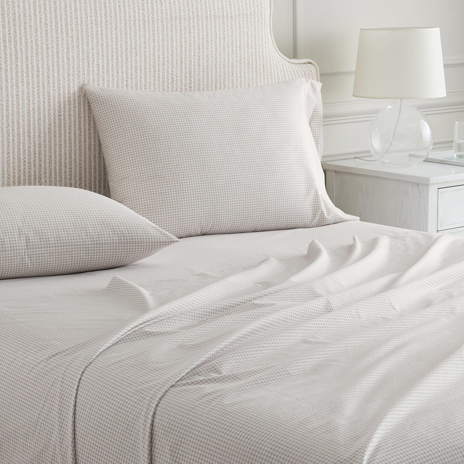 Martha Stewart Core Gingham Sheet Set