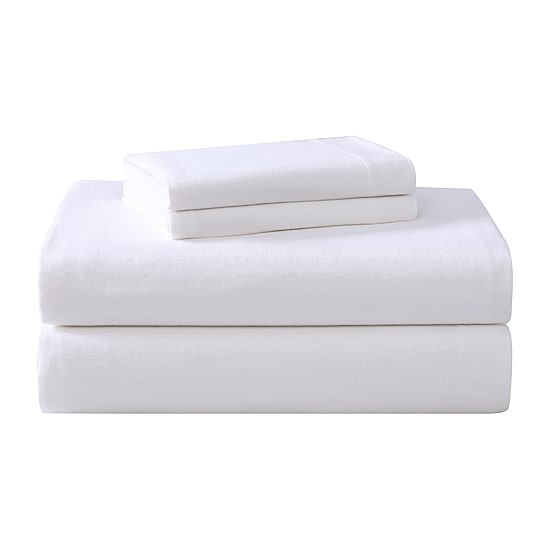 Laura Ashley 100% Cotton Brushed Flannel Deep Pocket Sheet Set