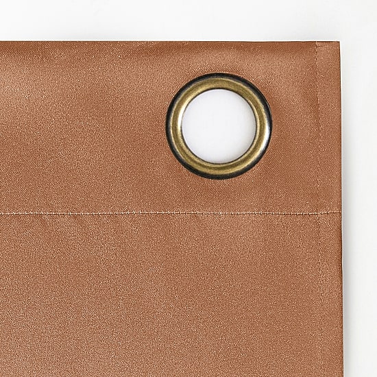 Sun Zero Sheridan Magnetic Closure Grommet Top 100% Blackout Set of 2 Curtain Panel