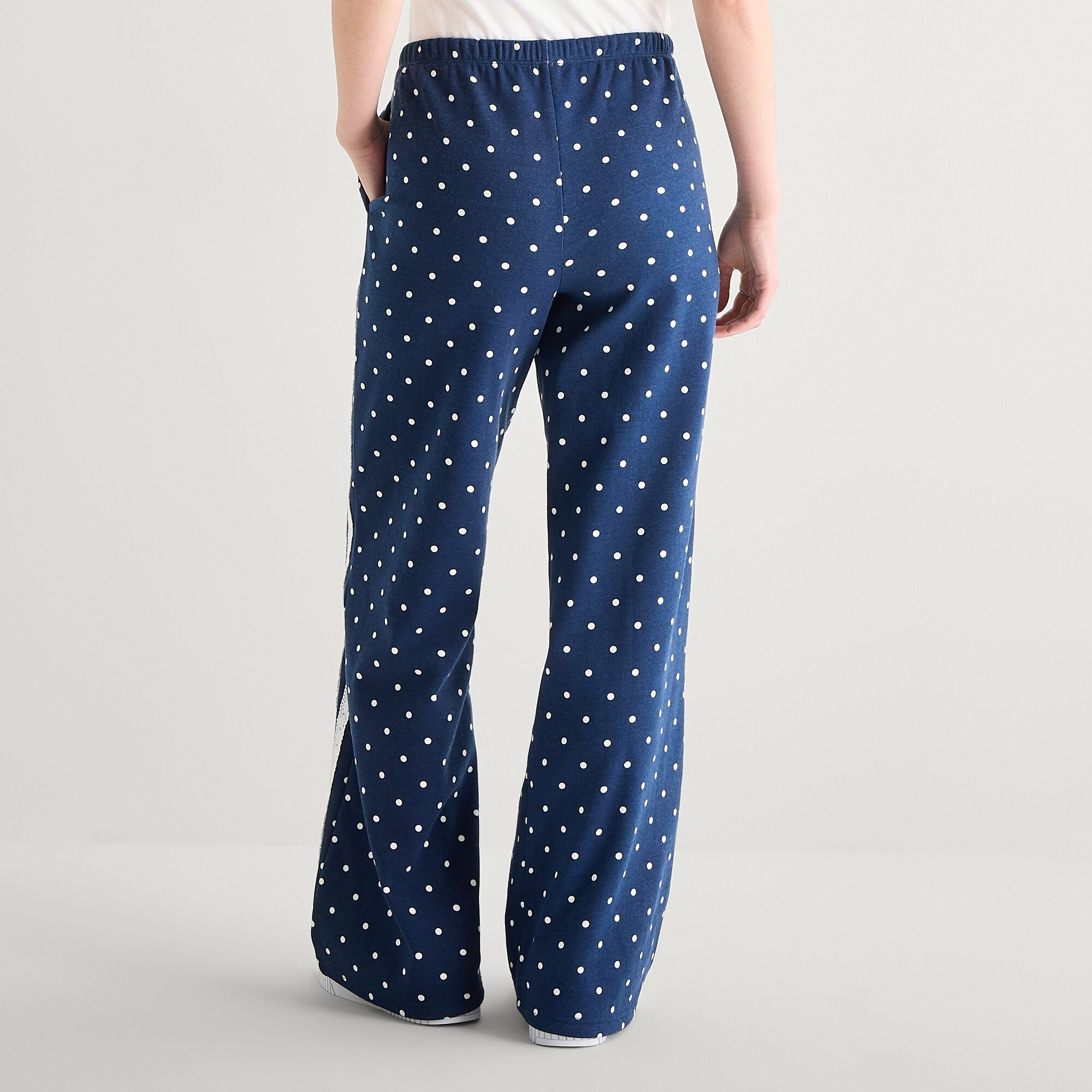 Bottom Womens Juniors Wide Leg Hello Kitty Fleece Sweatpant