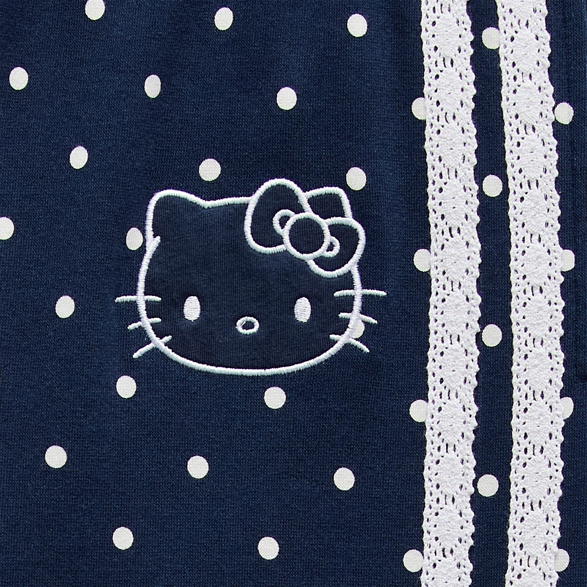 Bottom Womens Juniors Wide Leg Hello Kitty Fleece Sweatpant