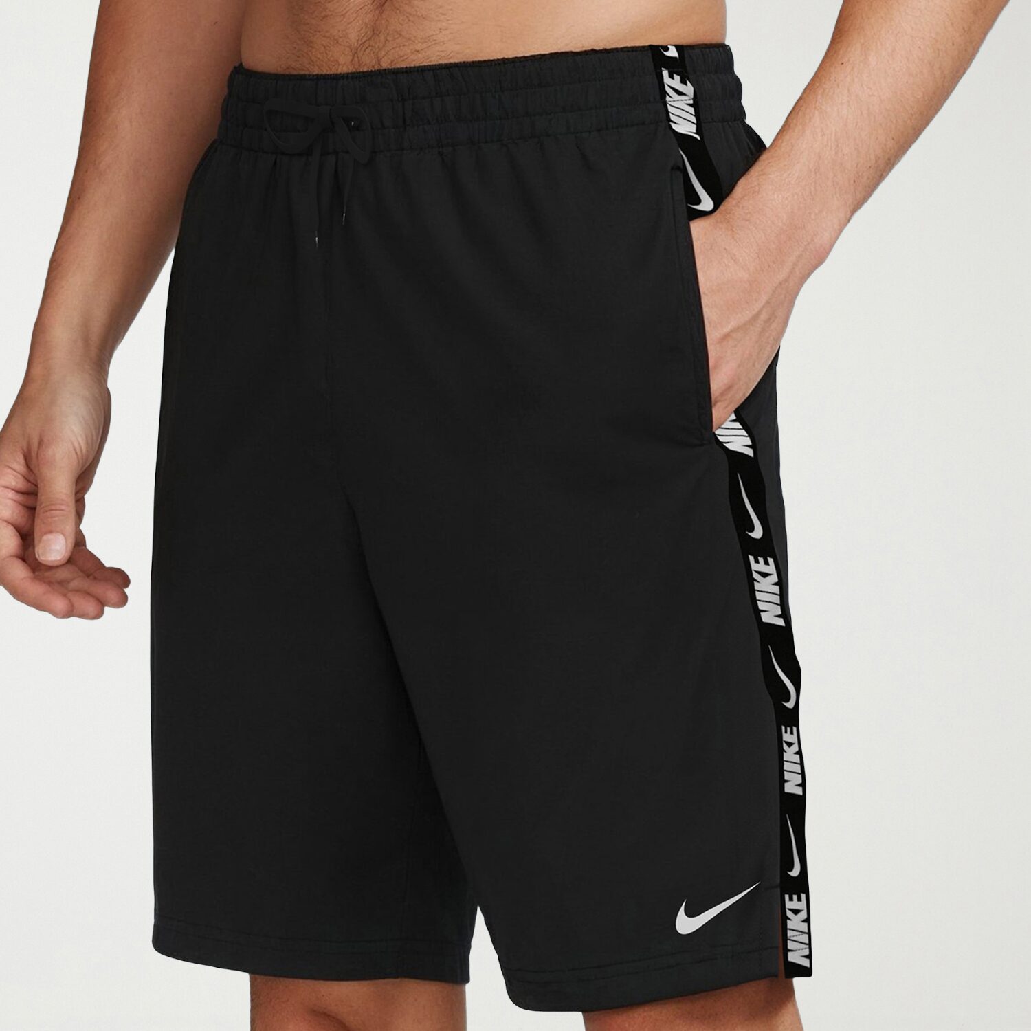 Nike Mens Drawstring Waist 9" Swim Trunks