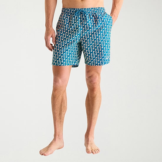 Nike Mens Drawstring Waist 7" Logo Swim Trunks