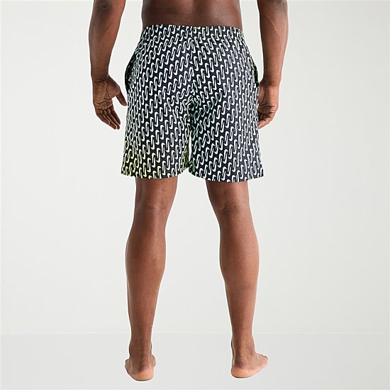 Nike Mens Big and Tall Drawstring Waist 7" Logo Swim Trunks