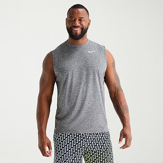 Nike Mens Sleeveless Swim Shirt Big and Tall