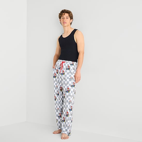 Mens Super Mario Pajama Pants