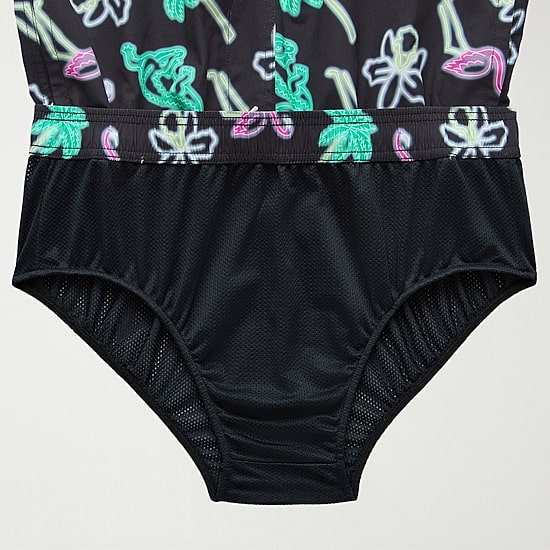 Arizona Mens 6 1/2" Animal Swim Trunks