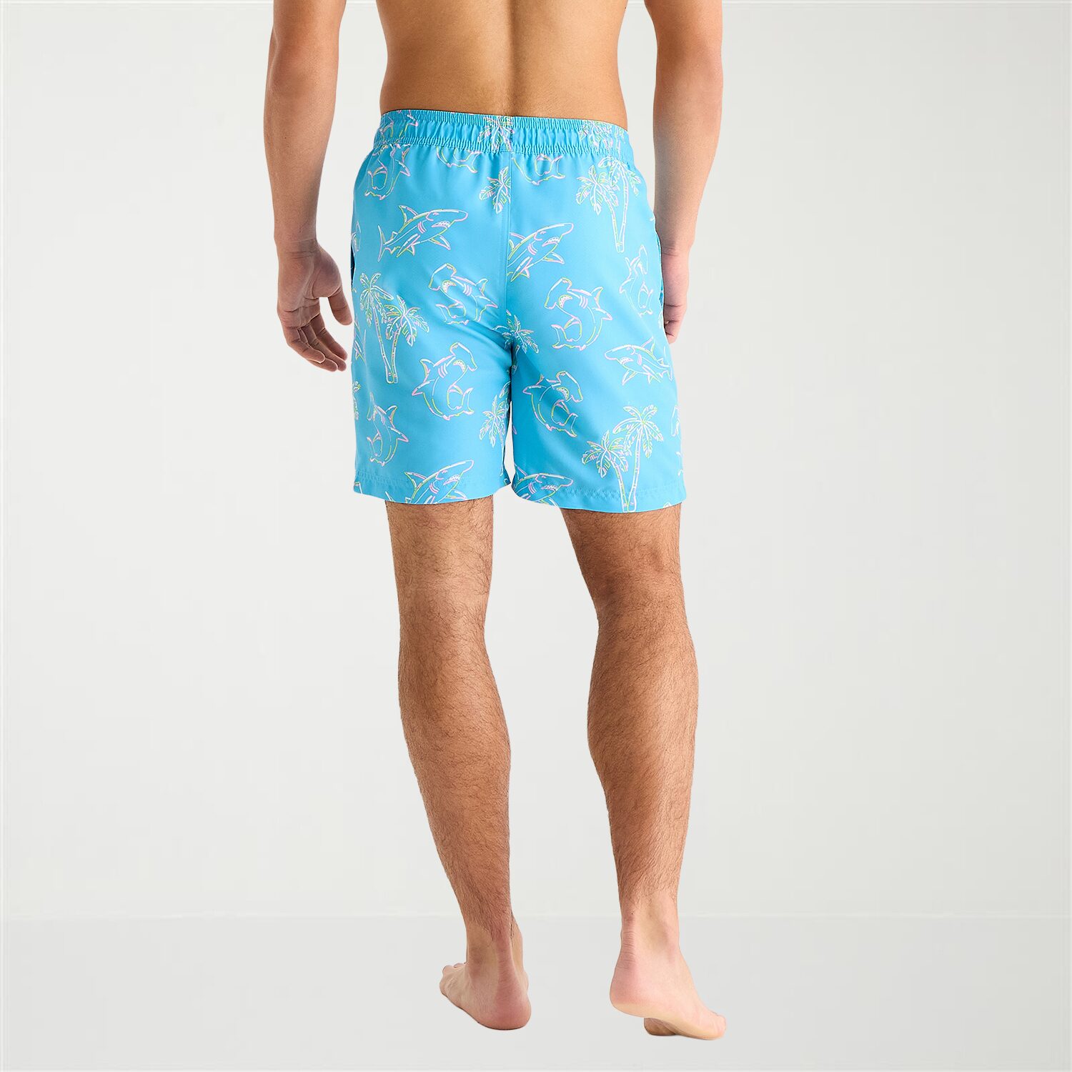 Arizona Mens 6 1/2" Striped Swim Trunks