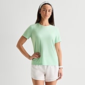 Xersion Womens Performance Crew Neck Short Sleeve T-Shirt