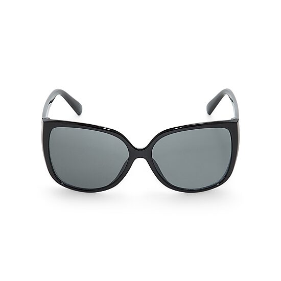 Mixit Black Cateye Womens UV Protection Cat Eye Sunglasses
