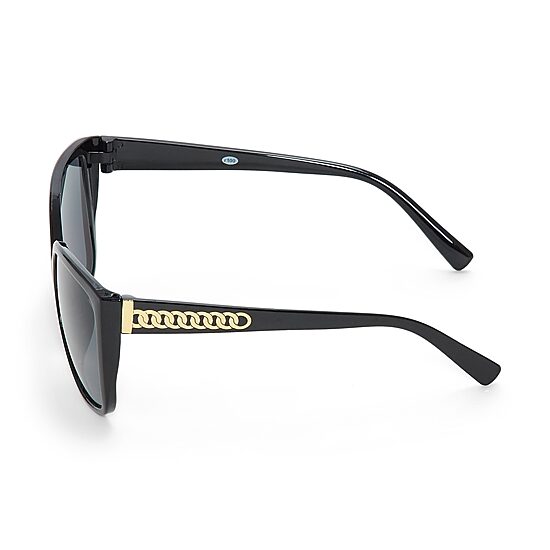Mixit Black Cateye Womens UV Protection Cat Eye Sunglasses