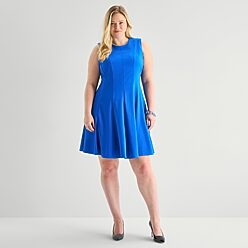 jcpenney royal blue plus size dress Juniors' Danny & Nicole Dresses - Women 0/32 Long Sleeve Flared Corset Coat Size:24 WR