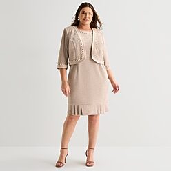 jcpenney beige dresses Plus Size Beige Dresses - Women