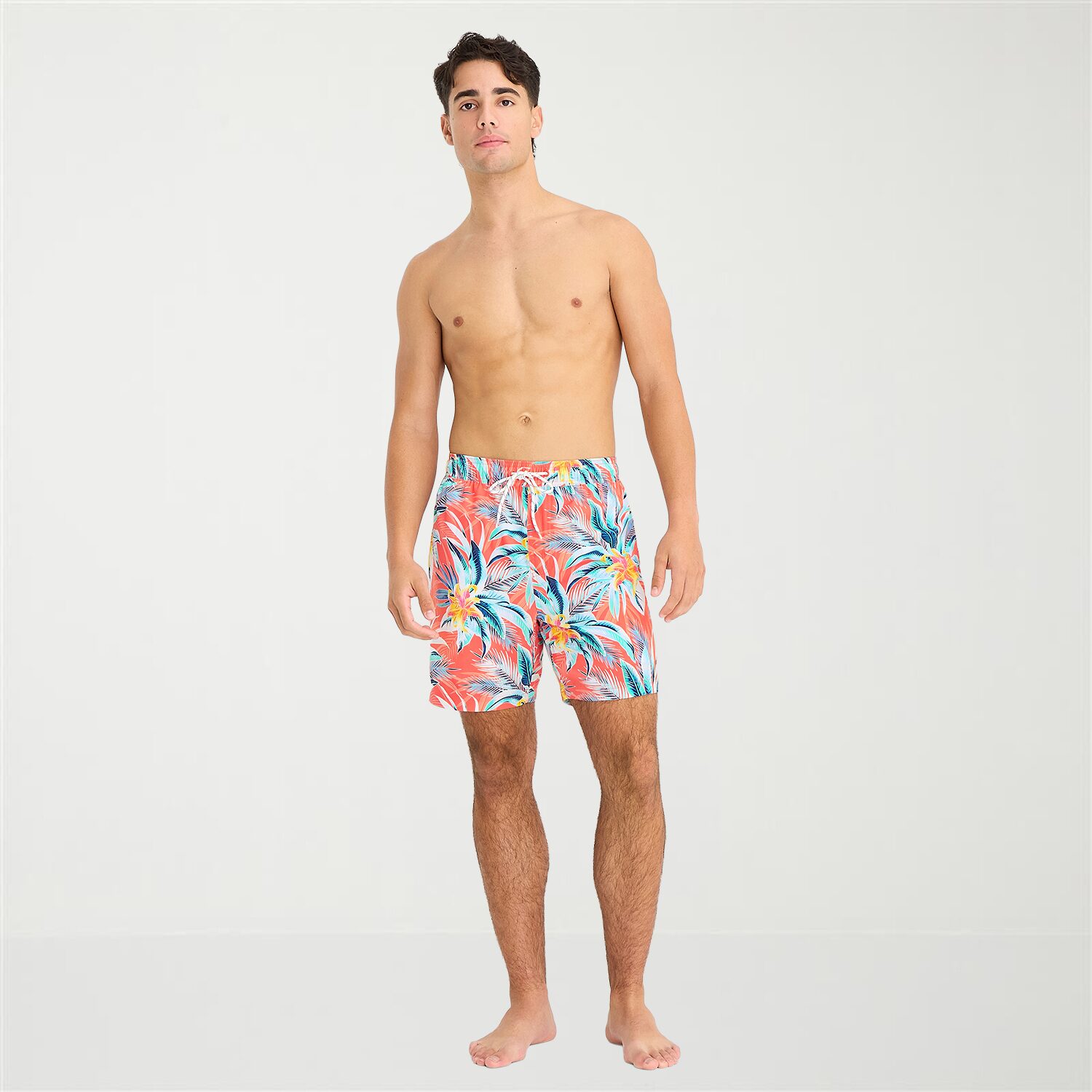 Arizona Mens 6 1/2" Patchwork Swim Trunks