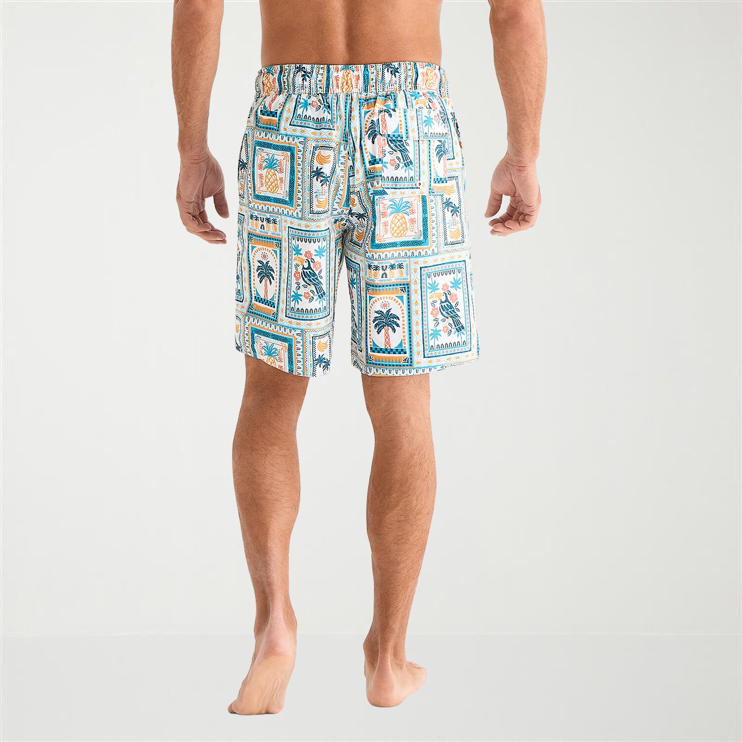 St. John's Bay Mens 9" Americana Abstract Board Shorts
