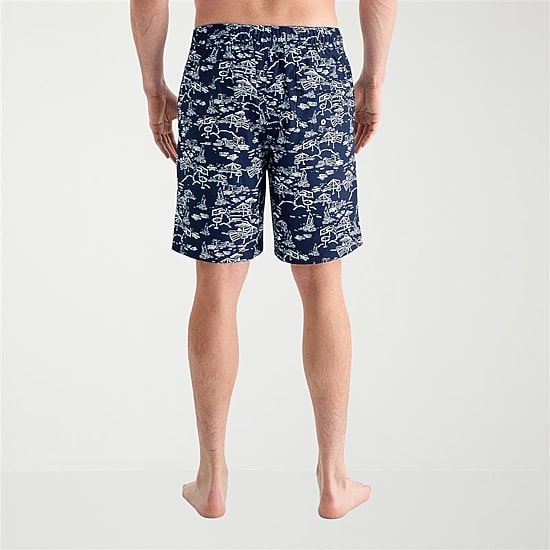 St. John's Bay Mens 9" Americana Abstract Board Shorts