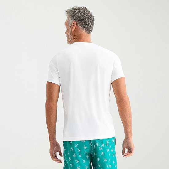 St. John's Bay Mens Short Sleeve Swim Shirt