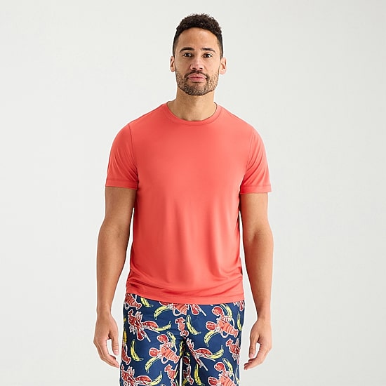St. John's Bay Mens Short Sleeve Swim Shirt