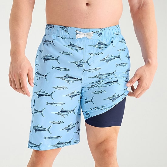 St. John's Bay Mens Big and Tall 10" Swim Trunks