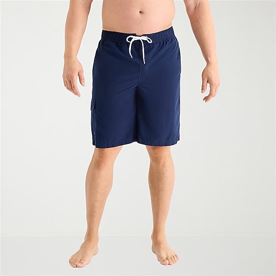 St. John's Bay Mens Big and Tall 10" Swim Trunks