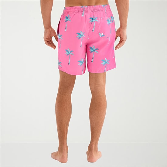 Burnside Mens Drawstring Waist 6" Swim Trunks