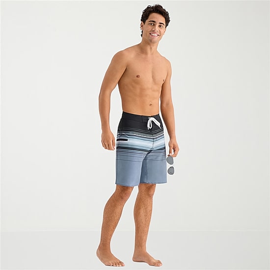 Burnside Mens Striped Board Shorts