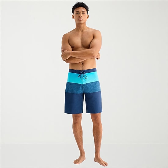 Burnside Mens Striped Board Shorts