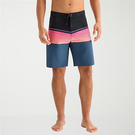 Burnside Mens Striped Board Shorts